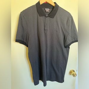 Michael Kors Polo - Black/Gray Striped